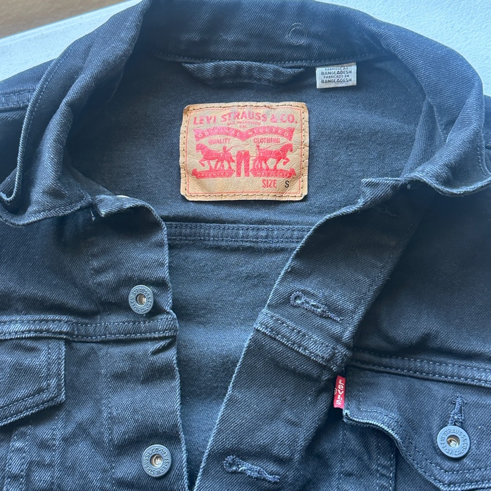Levi's Charcoal Denim Jacket